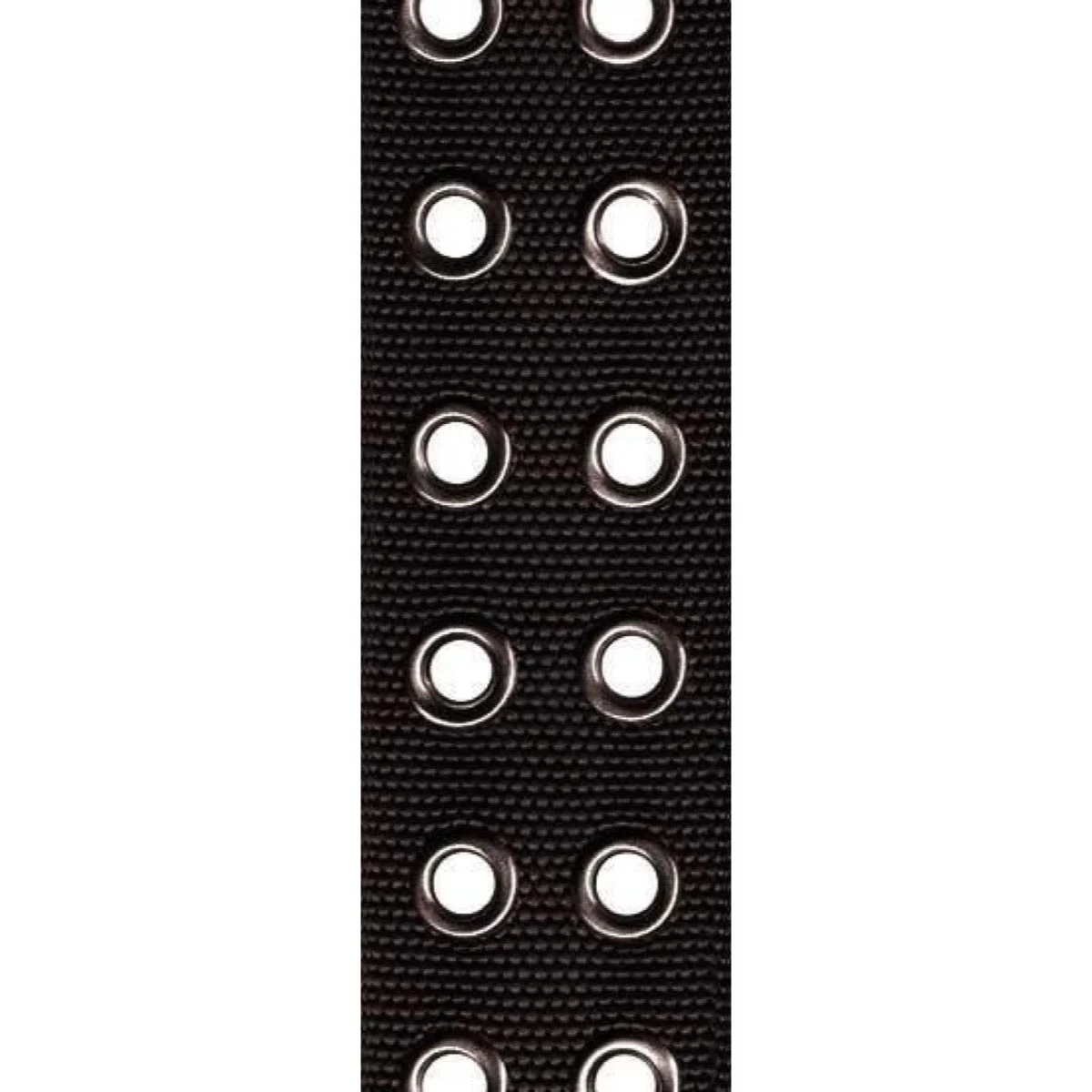 Dunlop Series D38 Nylon Guitar Strap, Grommet Black