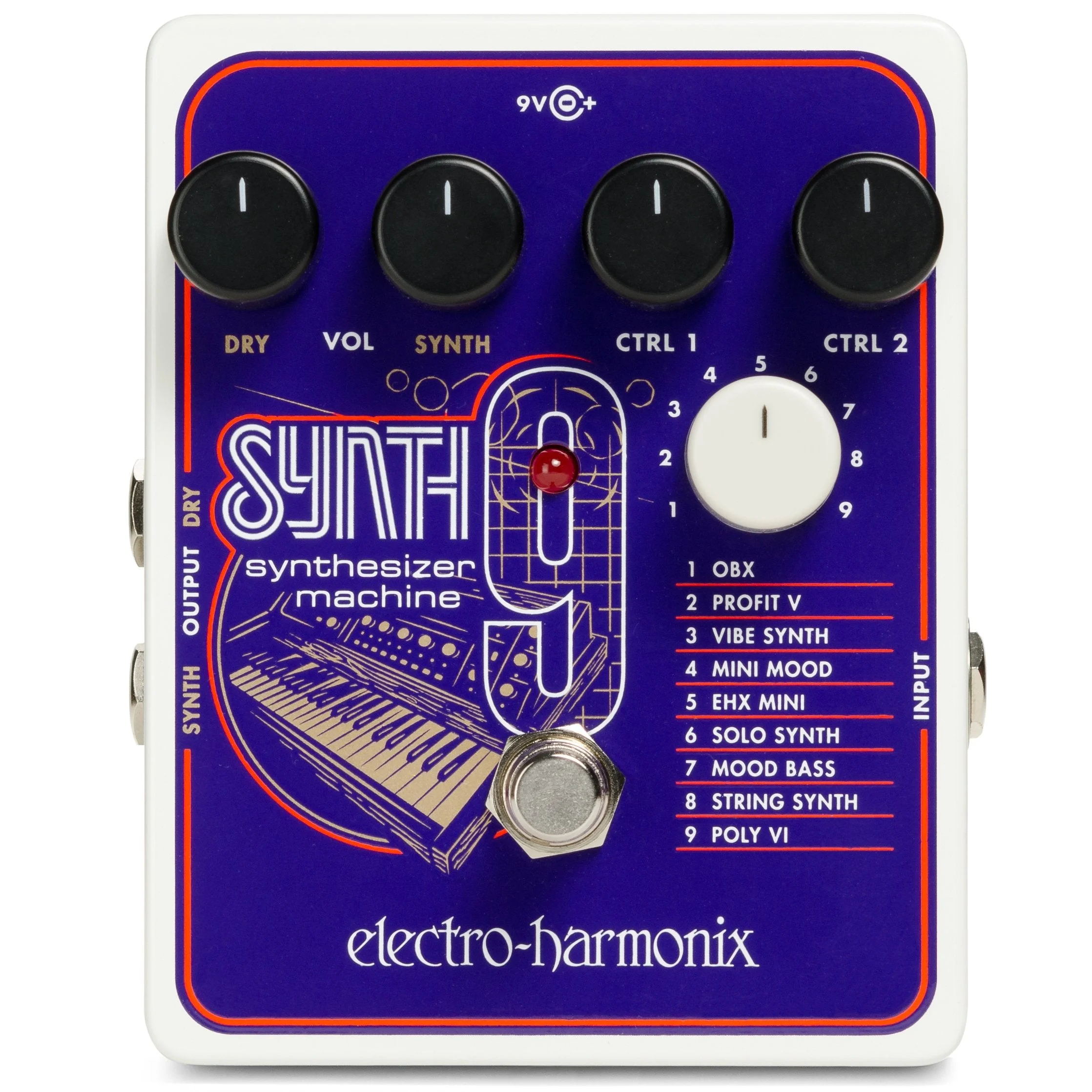 Electro-Harmonix SYNTH9 Synthesizer Machine Pedal