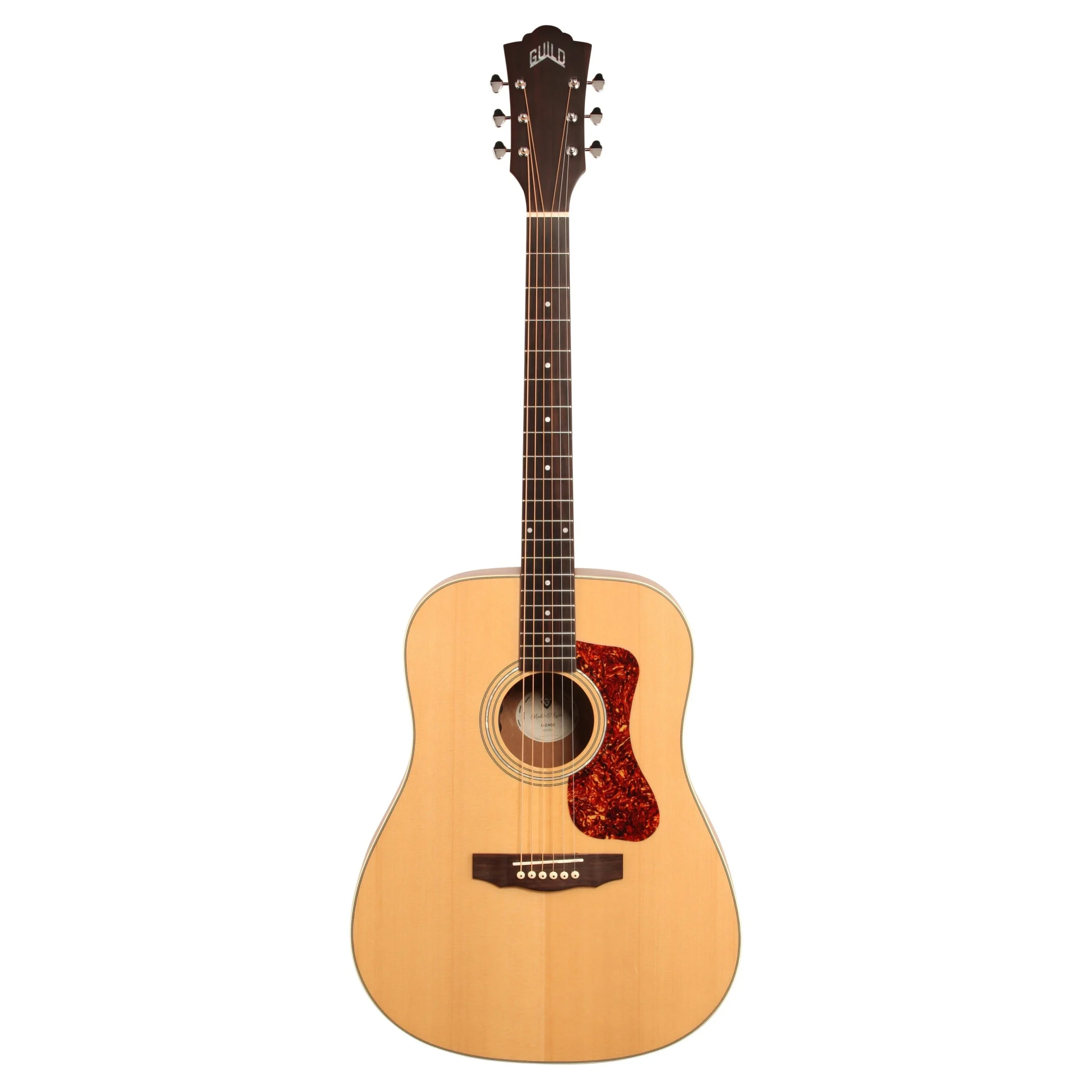 Guild D-240E Acoustic-Electric Guitar, Natural