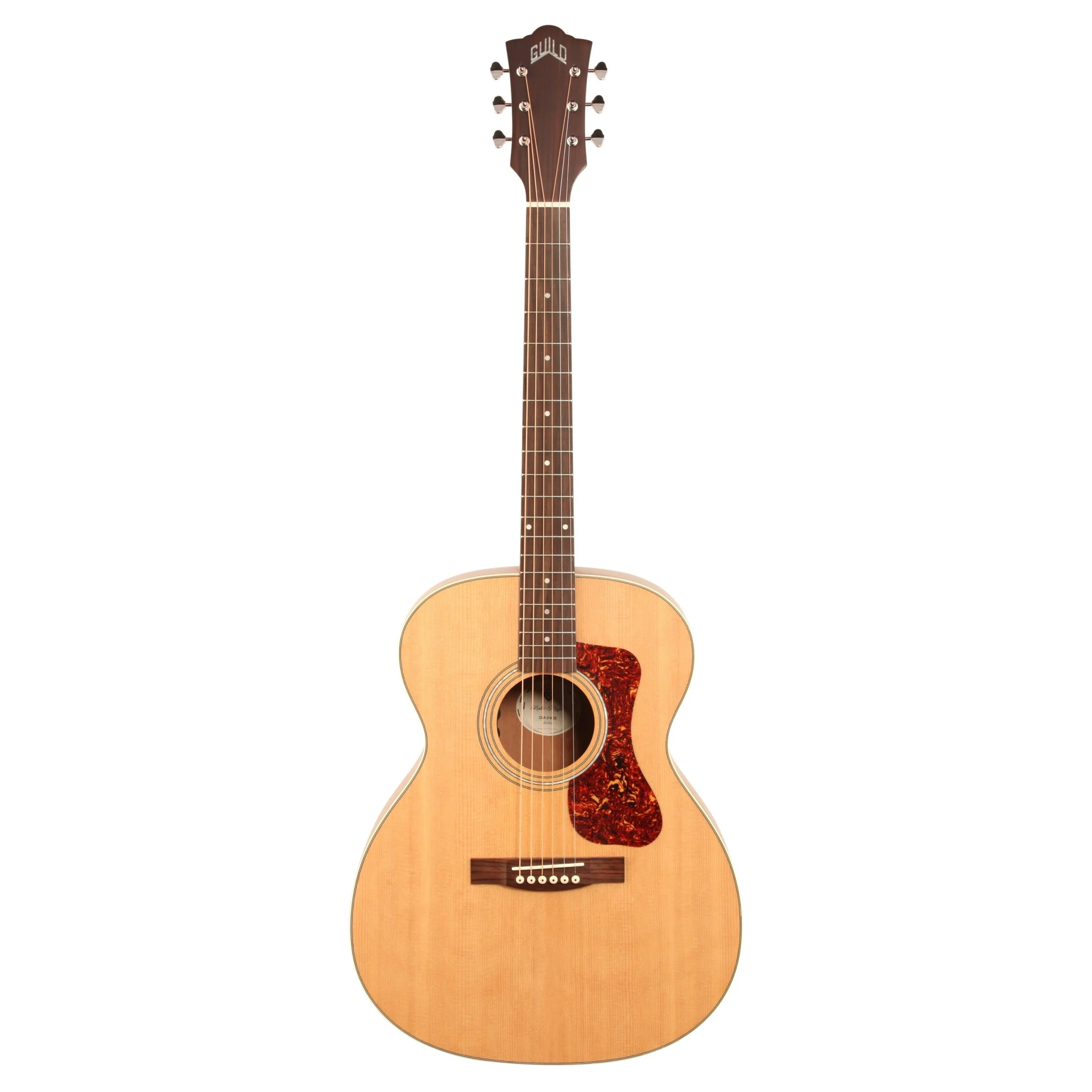 Guild OM-240E Acoustic-Electric Guitar, Natural