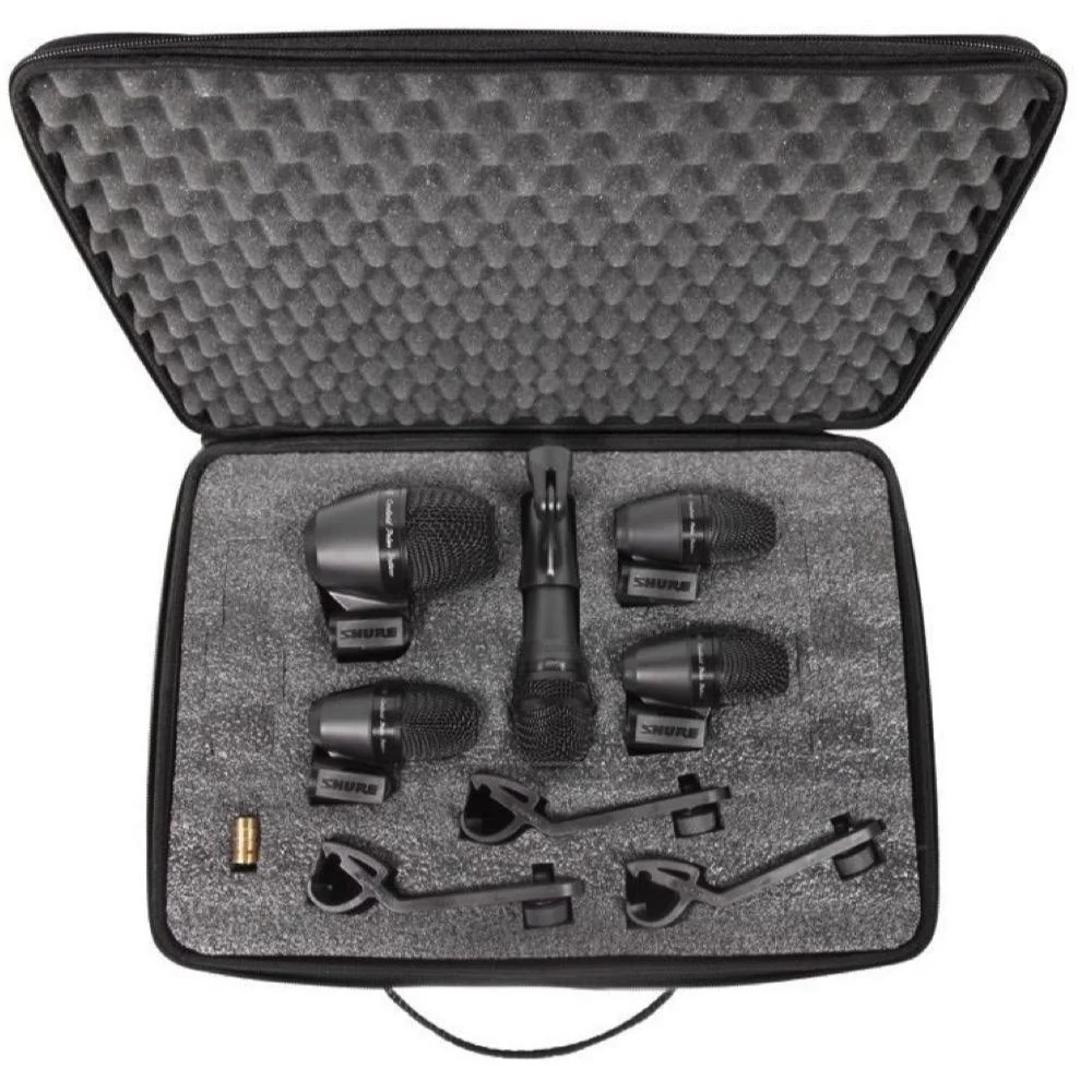 Shure PGADRUMKIT5 5-Piece Drum Microphone Kit (with Case)