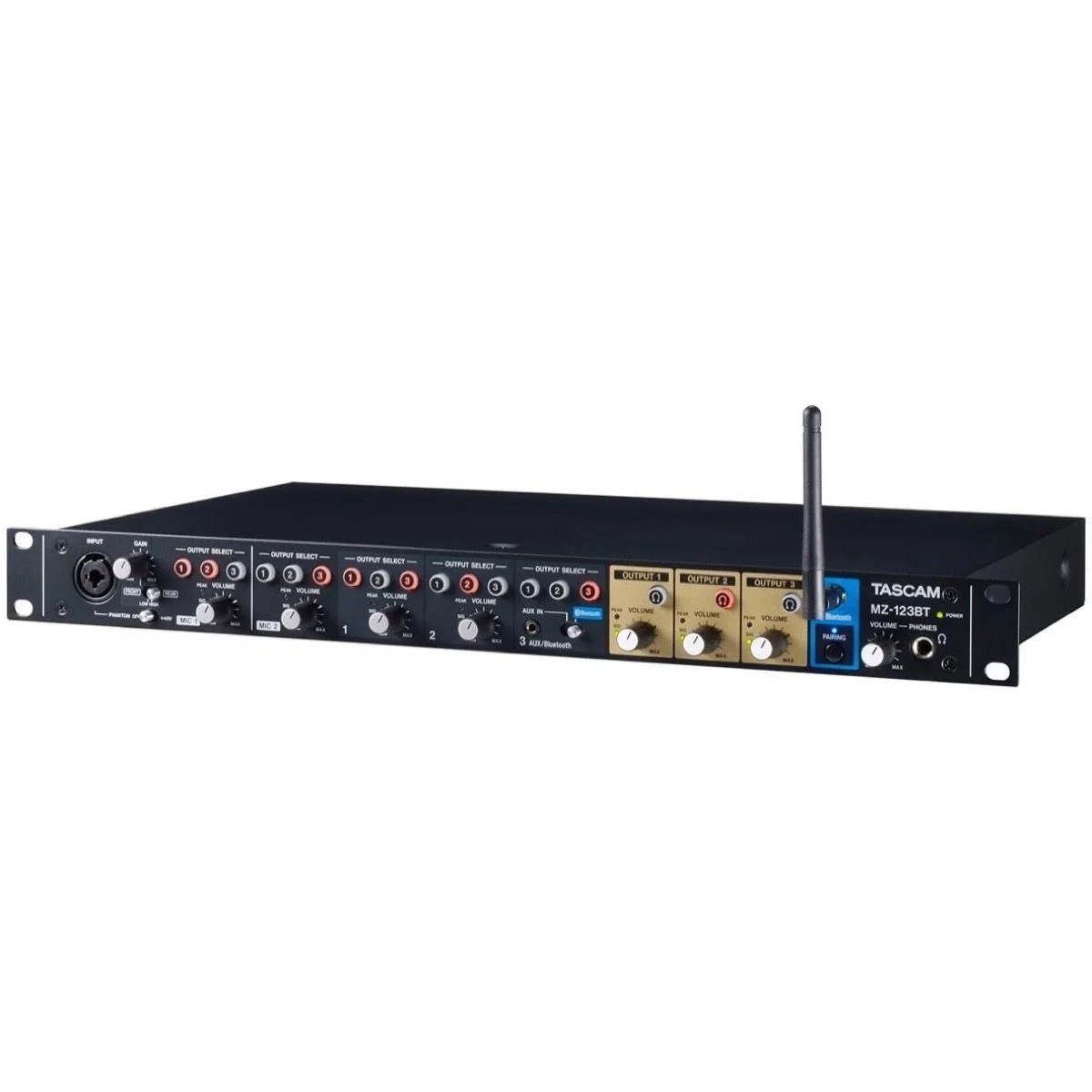 Tascam MZ-123BT Commercial-grade Multi-Zone Mixer
