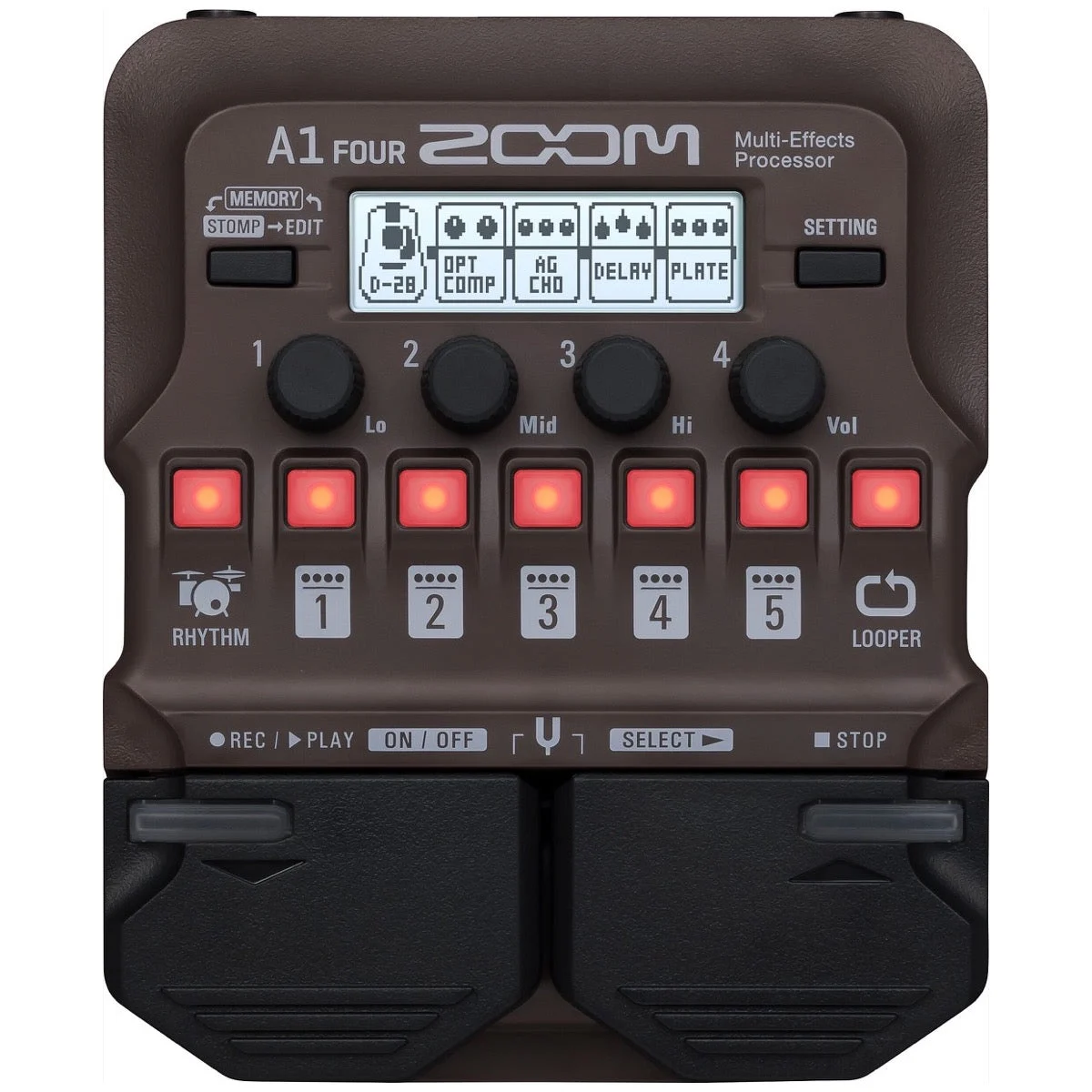 Zoom A1-FOUR Acoustic Multi-Effects Pedal