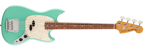 Fender Vintera ‘60s Mustang Bass, Pau Ferro Fingerboard, Sea Foam Green w/ Deluxe Gig Bag
