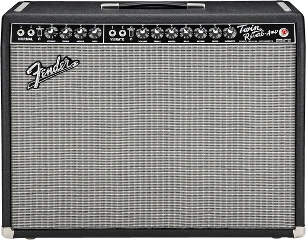 Fender '65 Twin Reverb Tube Guitar Combo Amp, 85 W, 2x12"
