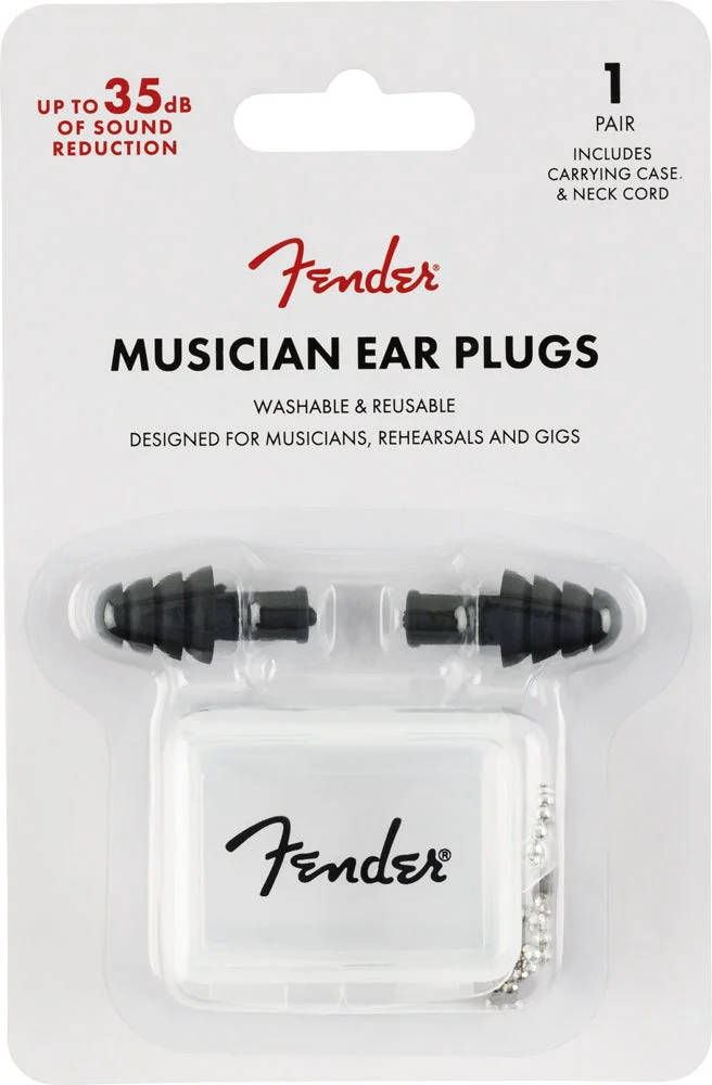Fender Musician Series Black Ear Plugs