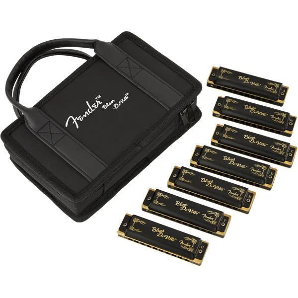 Fender Blues DeVille Harmonica | 7 Pack w/Case