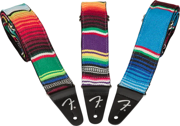 Fender - Serape Guitar Strap - Blue Multi - 2"