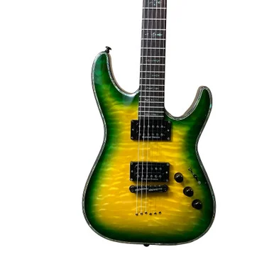 Used Schecter SCHECTER C-1 DRAGON BURST/W OHSC Electric Guitar Custom Graphics 6-String