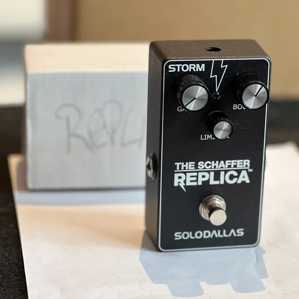 SoloDallas Storm The Schaffer Replica Analog Boost/Limiter Pedal (Joe Satriani Private Collection) (Pre-Owned)