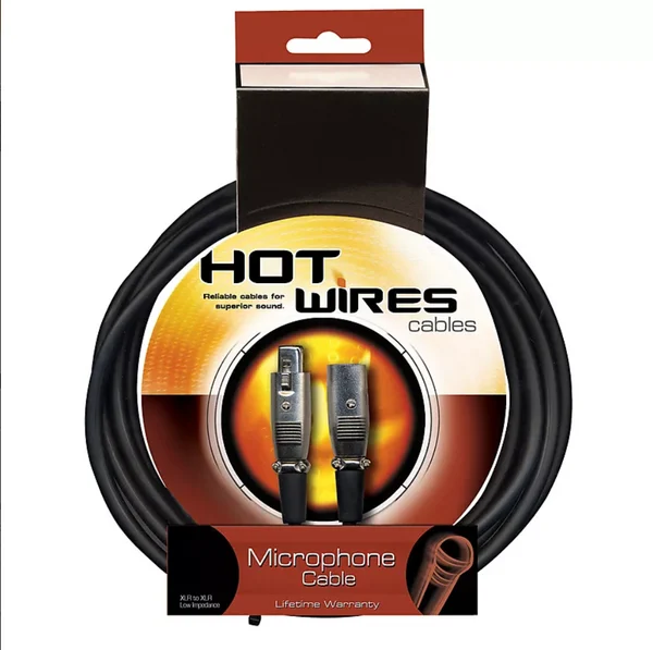 Hot Wires 20' Mic Cable XLR to XLR