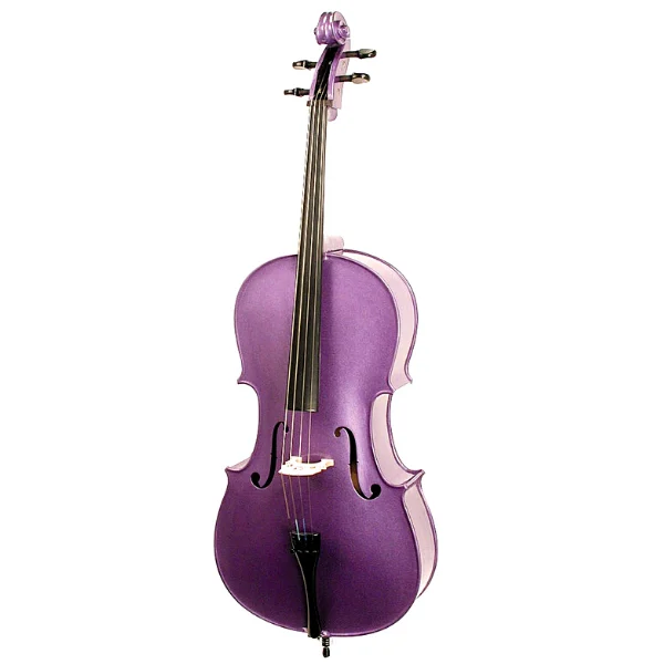 Cello -Stentor Harlequin Cello 3/4 Purple Outfit