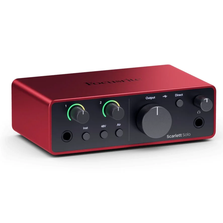 Focusrite Scarlett Solo 4th Gen USB Audio Interface