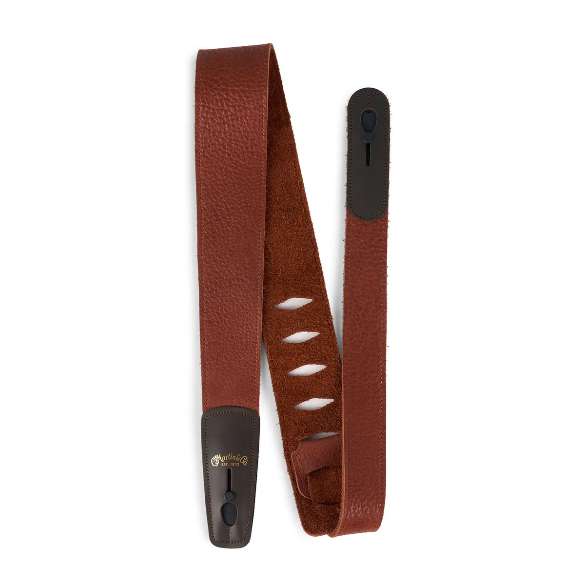 Martin Buffalo Leather Tan Lock-it Guitar Strap