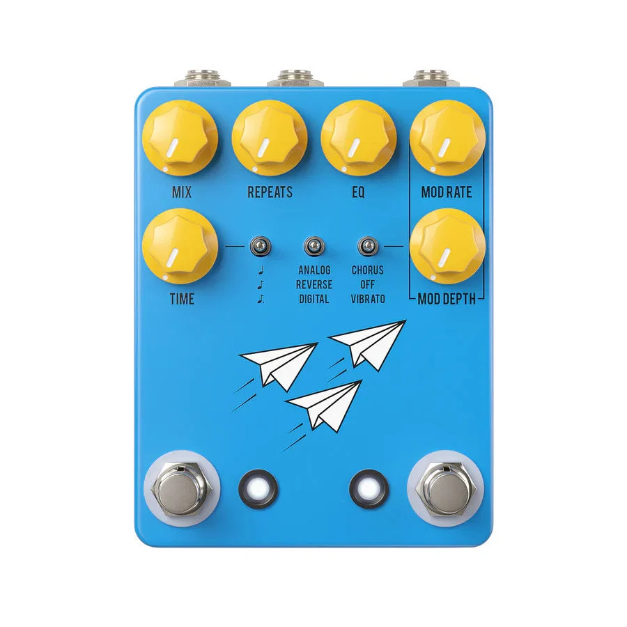 JHS Flight Delay 3-in-1 Delay Pedal - Blue