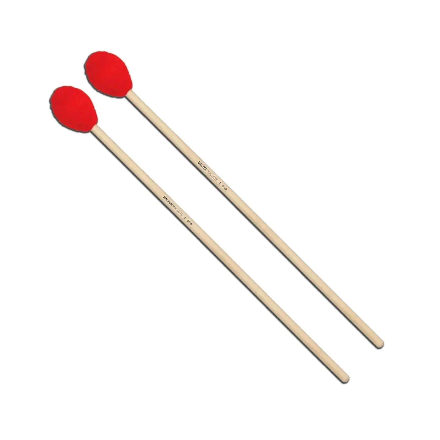 Mike Balter Ensemble Series B14 Medium Soft Mallets | Red Yarn