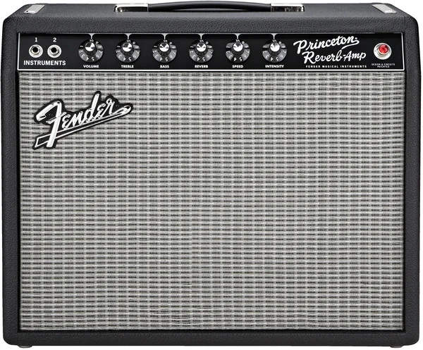 Fender - '65 Princeton Reverb - Tube Guitar Combo Amp - 1x10 - 12W - Black