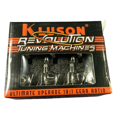 Used Kluson LOCKING TUNERS / 6 SIDE Instrument Tuner or Metronome