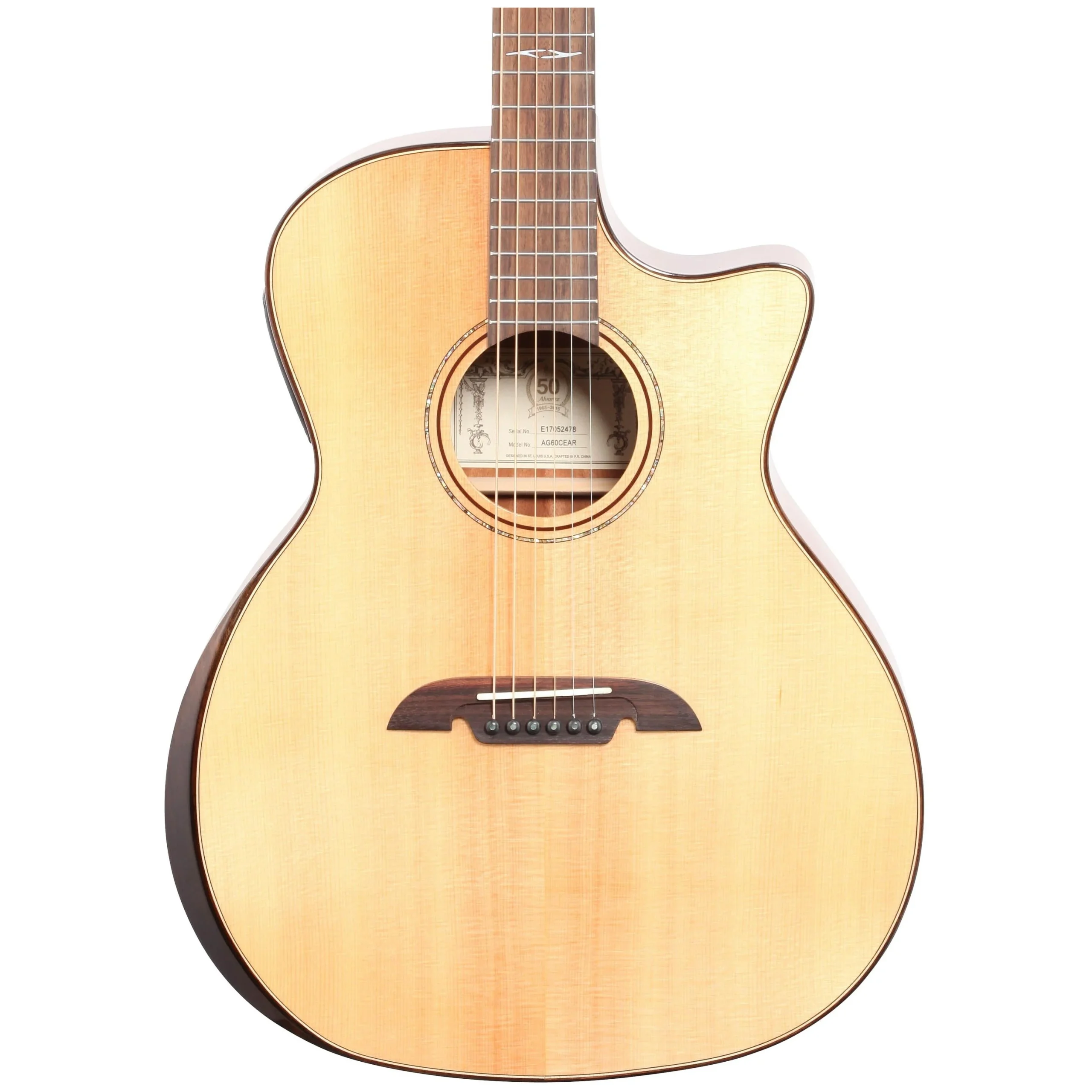 Alvarez AG60CEAR Grand Auditorium Cutaway Acoustic-Electric Guitar