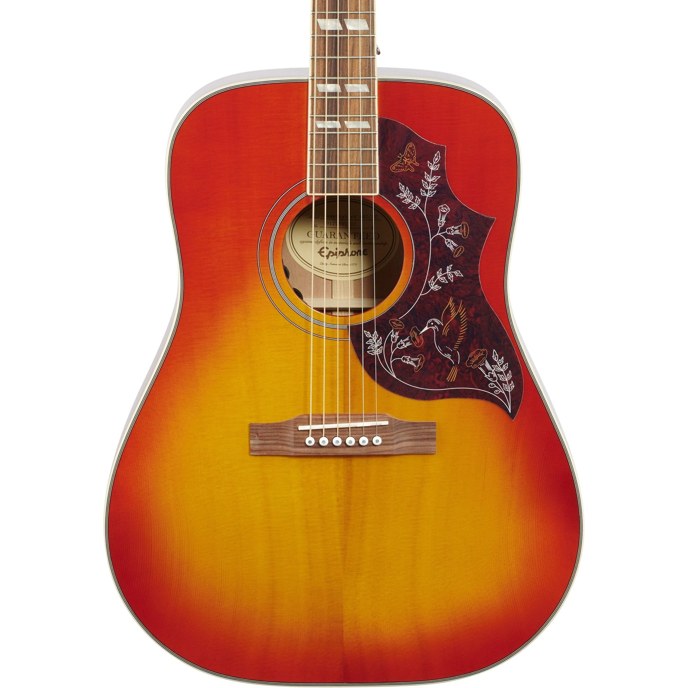 Epiphone Hummingbird Studio Acoustic-Electric Guitar - Faded Cherry