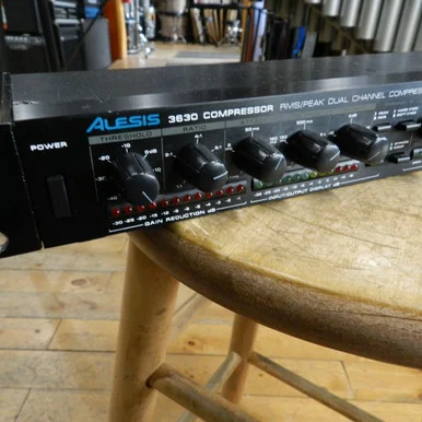 Used Alesis 3630 COMPRESSOR RACK MOUNT Compressor