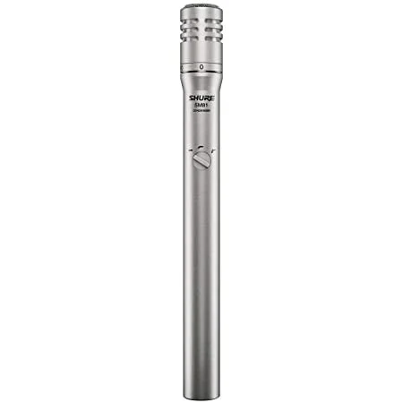 Shure SM81LC Cardioid Condenser with 10dB Attenuator, 3 Position Low-Cut Filter, Foam Windscreen