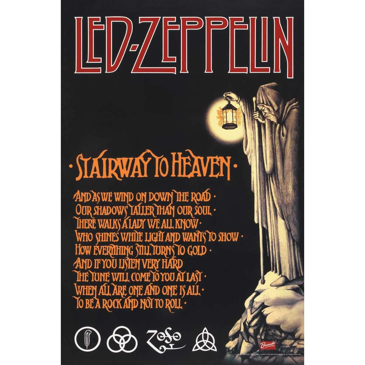Posters Wholesale Led Zeppelin Stairway to Heaven | Rolled