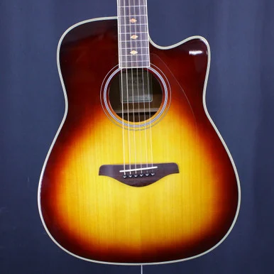 Used Yamaha FGC-TA TRANS ACOUSTIC Laminate Top Acoustic Guitar Sunburst