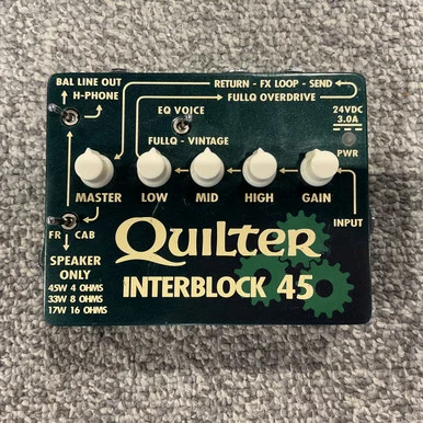 Used QUILTER INTERBLOCK 45 AMPLIFIER Solid State Guitar Amplifier Head