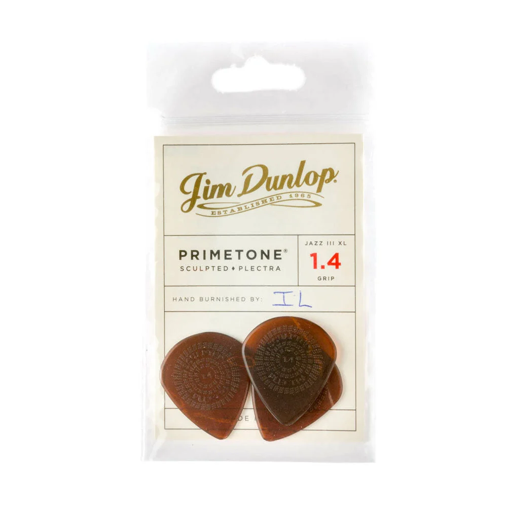 Dunlop 510P088 Primetone Guitar Picks (3 Pack) - Jazz III XL (1.4mm)
