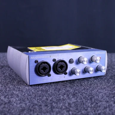Used Presonus AUDIOBOX USB96 INTERFACE Computer Interface 2 A/D Recording Inputs