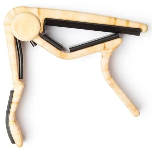 Dunlop 84FM Flat Fretboard Acoustic Guitar Trigger Capo | Maple