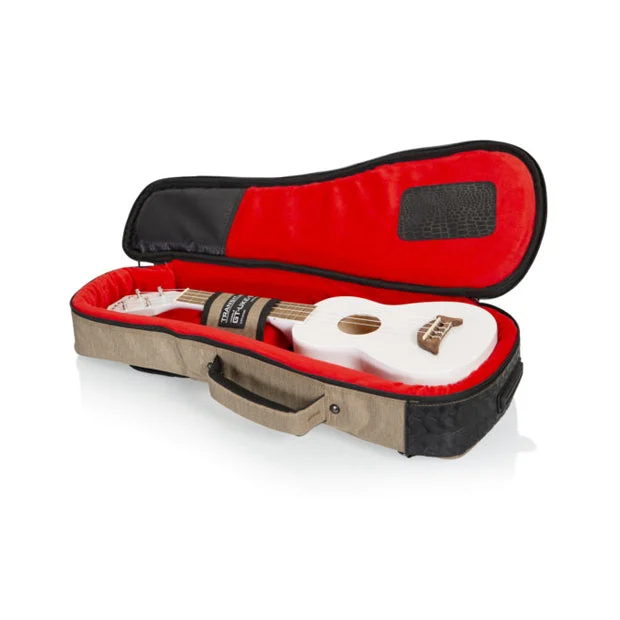 Gator Tan Transit Bag - Soprano Ukulele