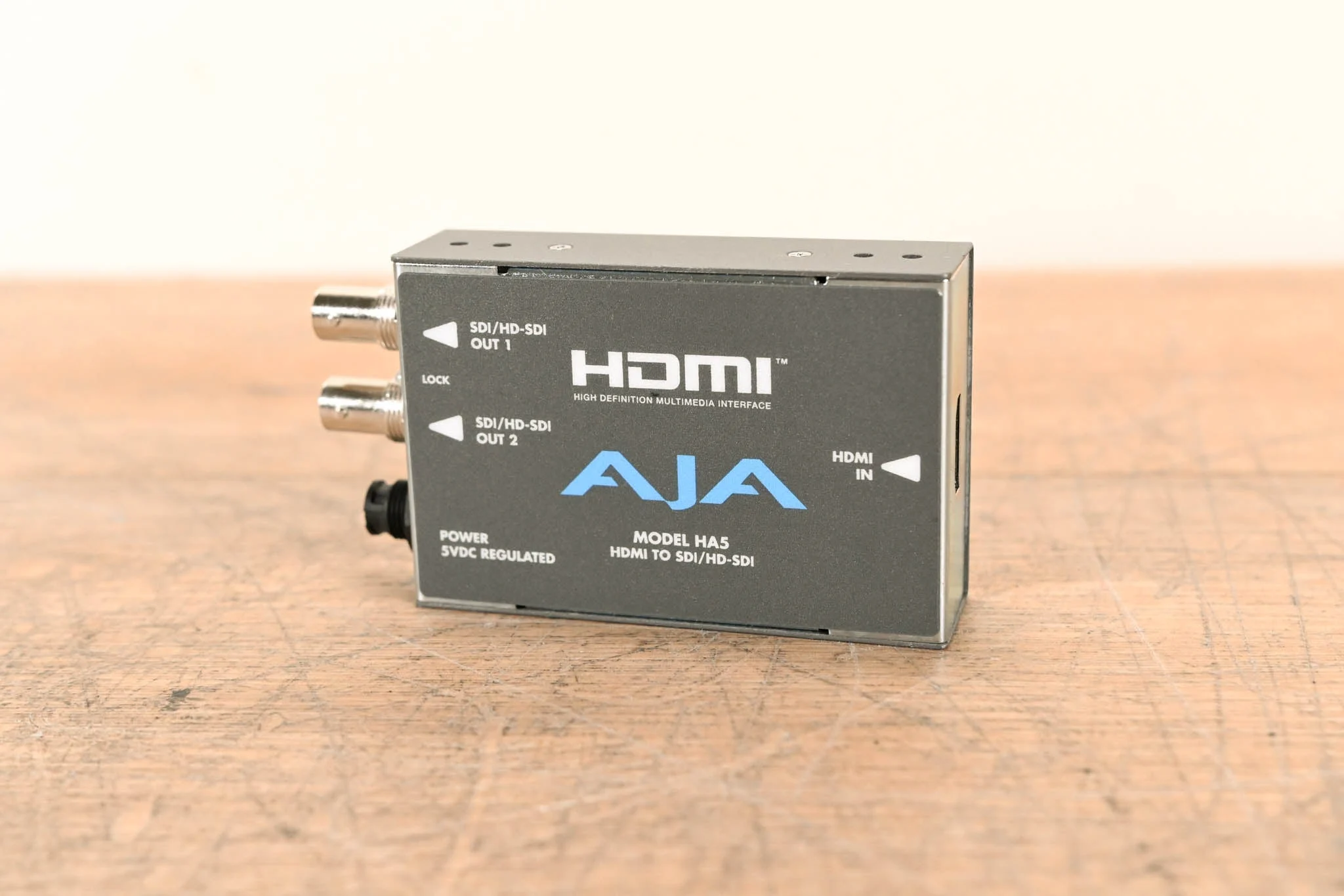 AJA HA5 HDMI to SD/HD-SDI Video and Audio Converter (NO POWER SUPPLY)