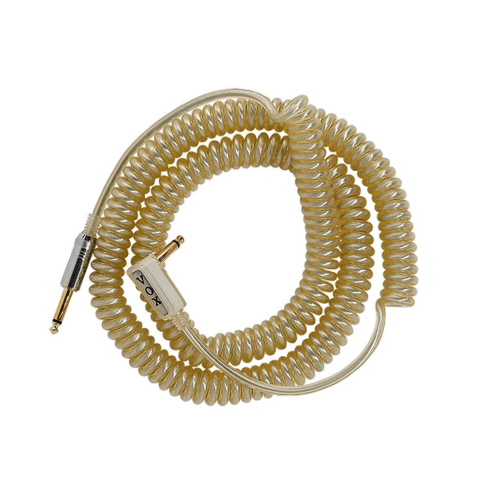 VOX VCC Vintage Coiled Cable with Mesh Bag- 29.5 ft. - Silver