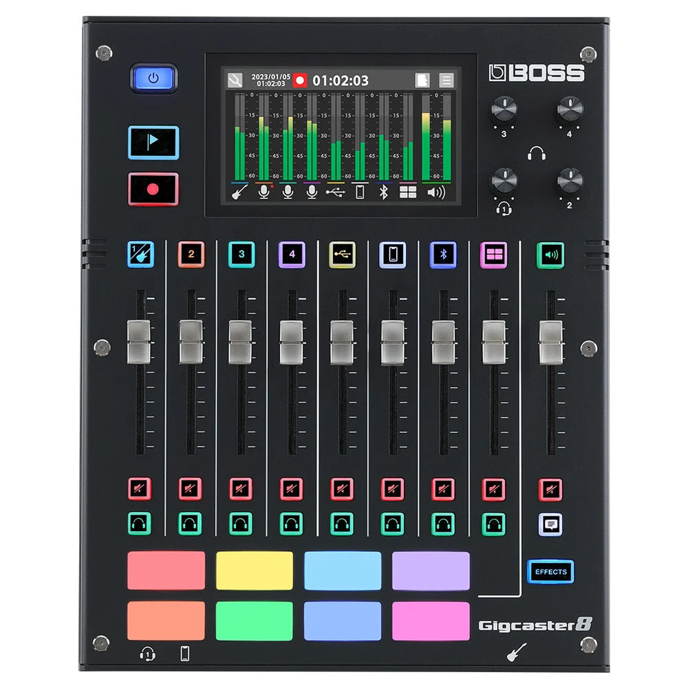 BOSS GCS-8 Gigcaster 8 Audio Streaming Mixer