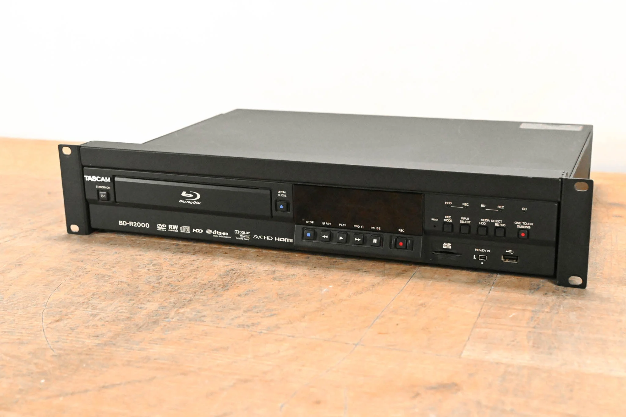 TASCAM BD-R2000 High-Definition HDD/Blu-Ray/DVD Recorder