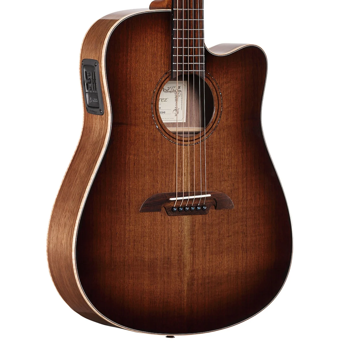 Alvarez Artist Elite ADWS77CESHB Slim Dreadnought Acoustic-Electric Guitar