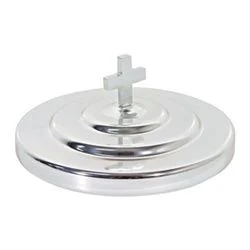 Silvertone Communion Bread Plate Cover - 6 3/4 Inch