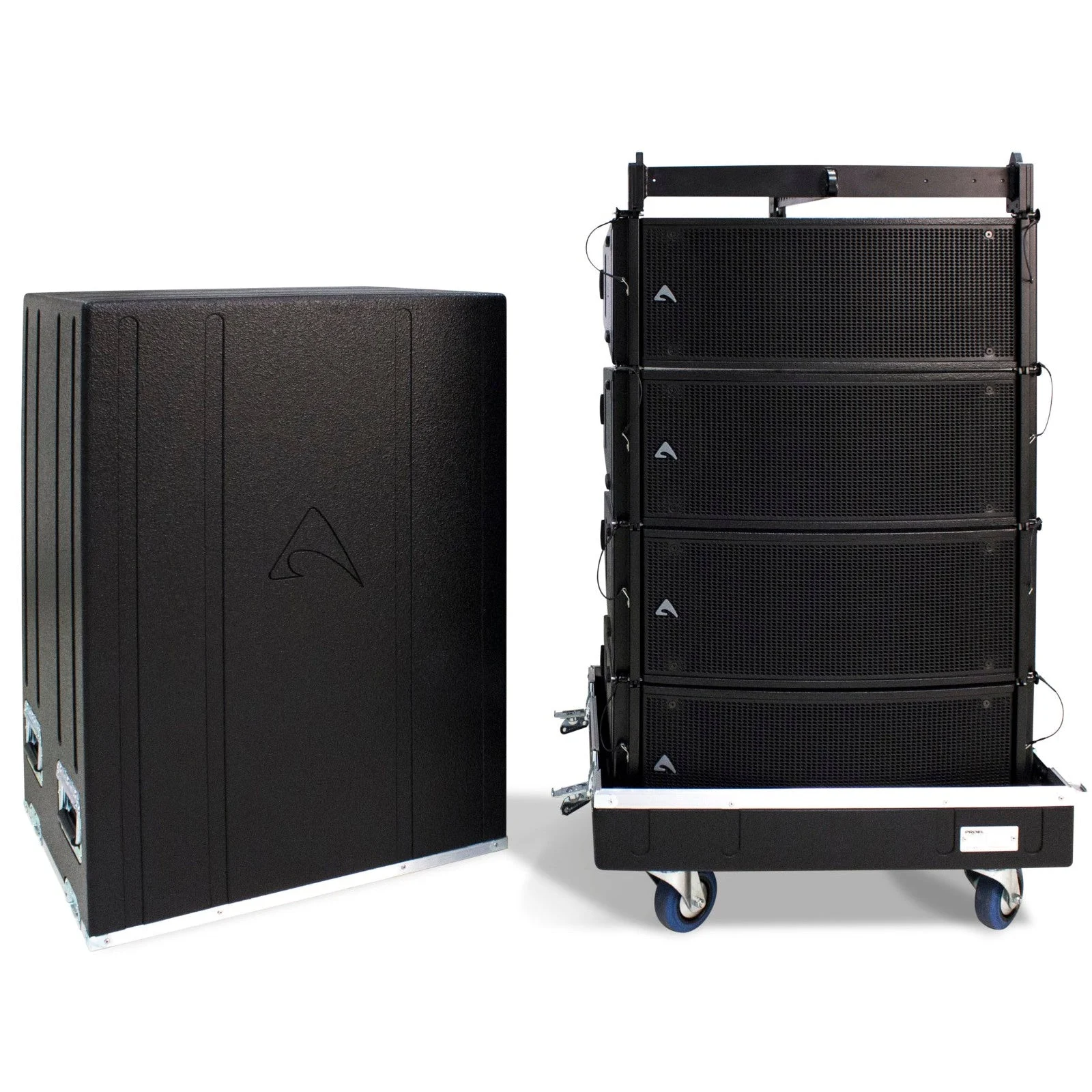 Axiom AXCASE05 Flight-Case (Fits 4 x AX2065P Dual 6.5" Vertical Array Element)