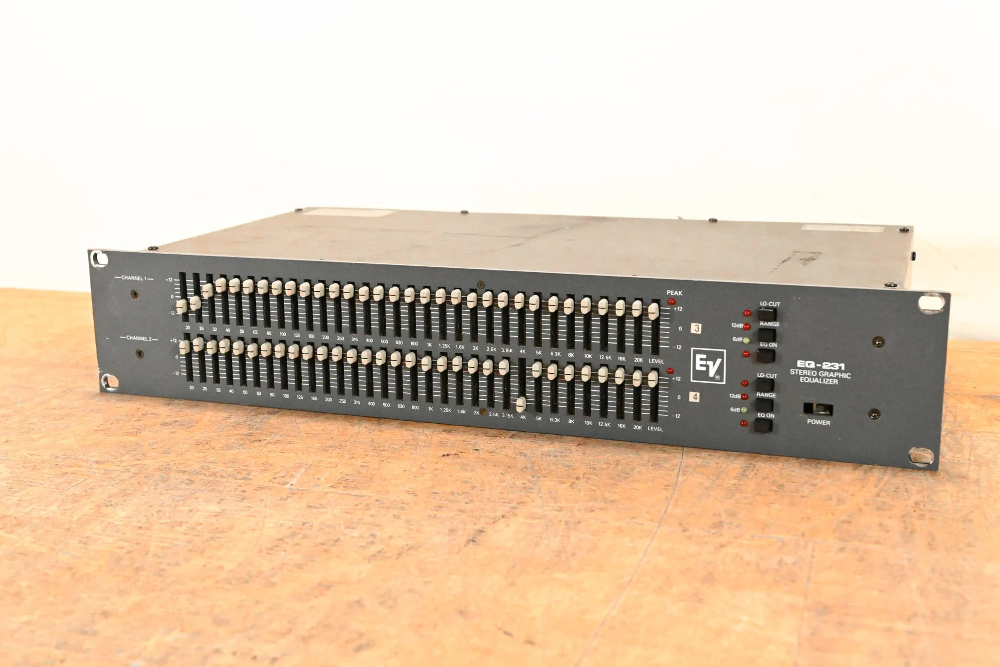 Electro-Voice (EV) EQ-231 Stereo One-Third Octave Graphic Equalizer