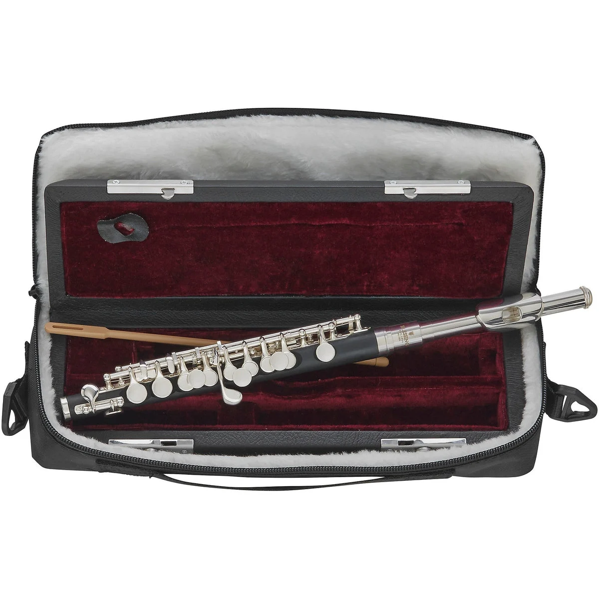 Blessing BPC-1287 Silver Plated Piccolo with Wooden Case and Cover