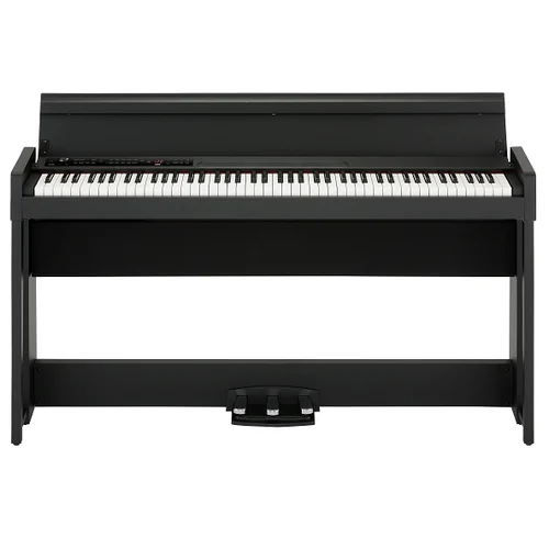 Korg C1 AIR 88-Key Digital Piano with Stand, Black Finish