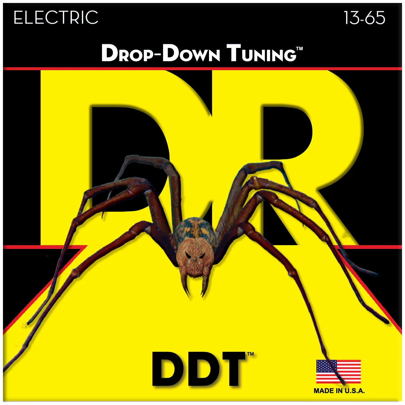 DR Strings DDT-13 Drop Down Tuning Electric Guitar Strings, 13-65