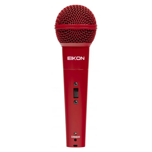 Eikon DM800RD Professional Vocal Microphone with Dynamic Capsule (Red)
