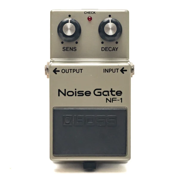 Boss - 1979-88 Noise Gate NF-1 MIJ Black Label - Guitar Noise Gate Effect Pedal - x7200 - VINTAGE