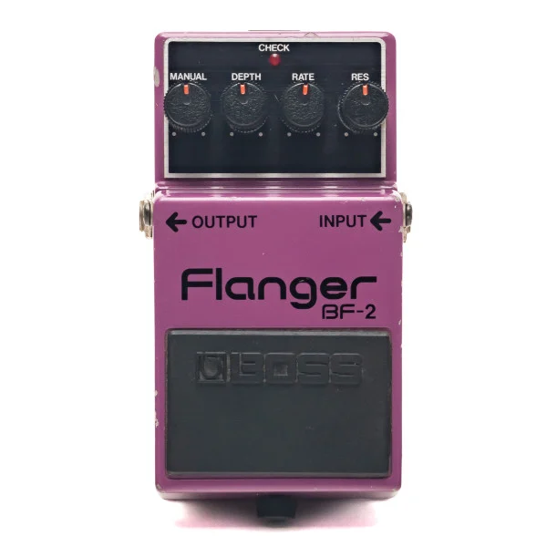 Boss - 1984-90 Flanger BF-2 MIJ Green Label Guitar Effects Pedal - x9600 - VINTAGE