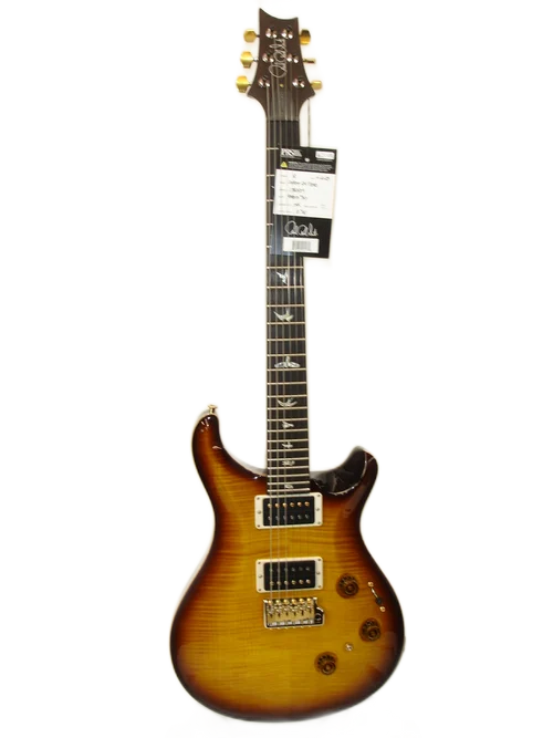 PRS Custom 24 Piezo Electric Guitar with Pattern Thin Neck - McCarty Tobacco Sunburst 10-Top w/ Case - Previously Owned