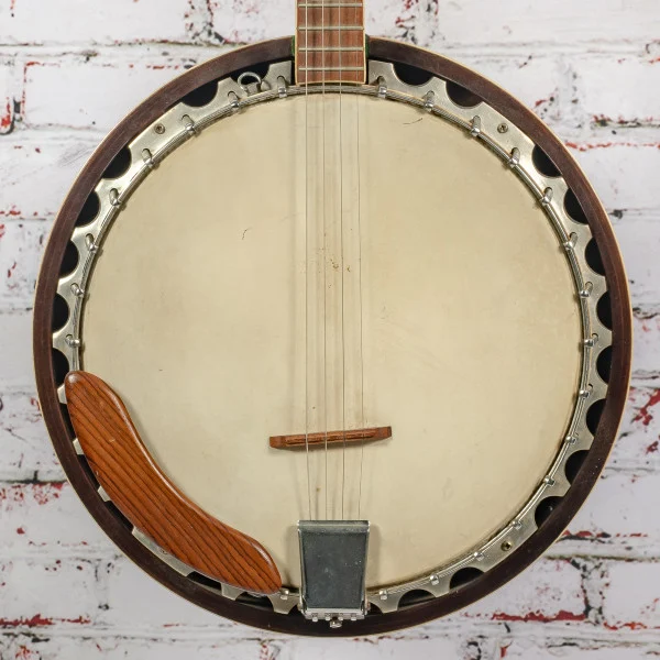 Sekova - 4 String Closed Back Banjo - Brown Stain - x4276 - VINTAGE