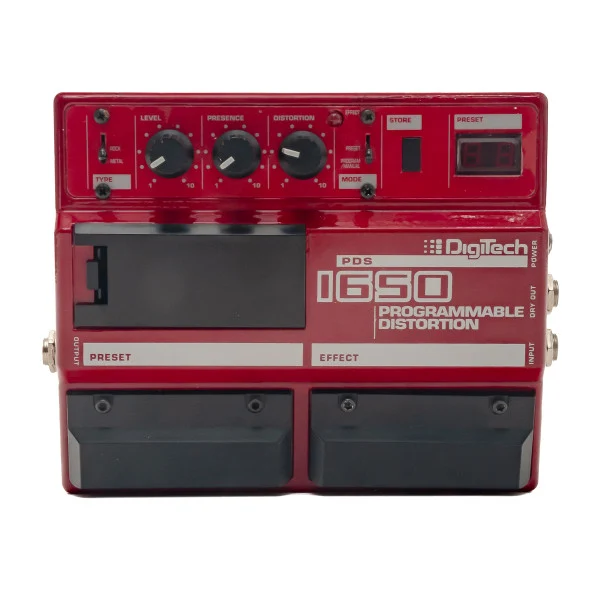 Digitech - PDS 1650 - Distortion Pedal - Red - x1577 - NOS